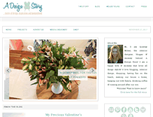 Tablet Screenshot of adesignstory.com